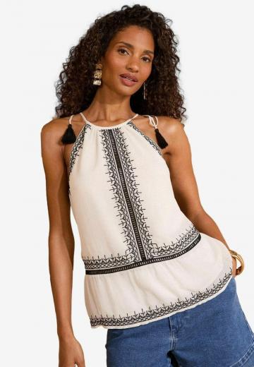 Топ на бретельках