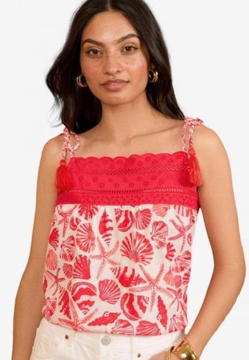 Топ на бретельках