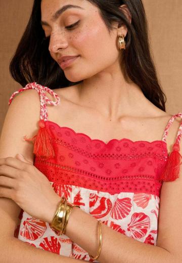 Топ на бретельках