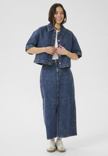 Джинсовая блузка