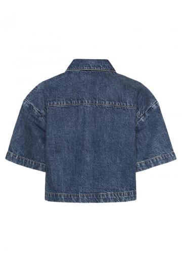 Джинсовая блузка