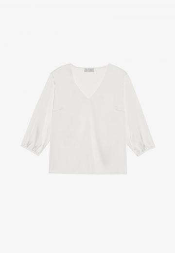 Атласная блузка