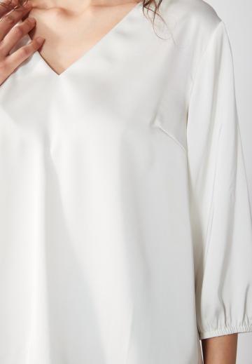 Атласная блузка