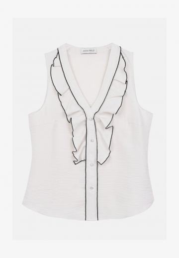 Блузка без рукавов