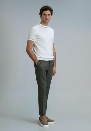 Льняные брюки