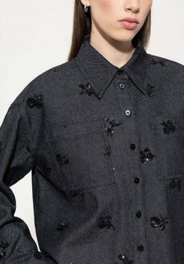 Джинсовая блузка