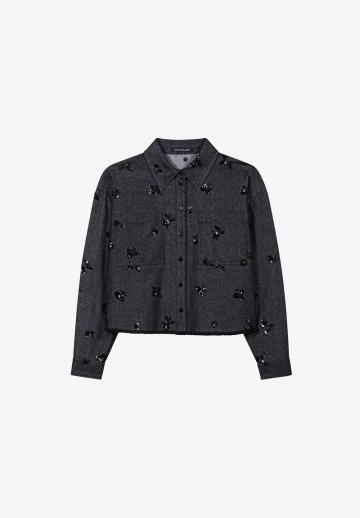 Джинсовая блузка