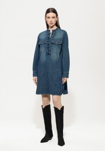 Джинсовое платье