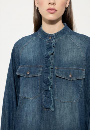 Джинсовое платье