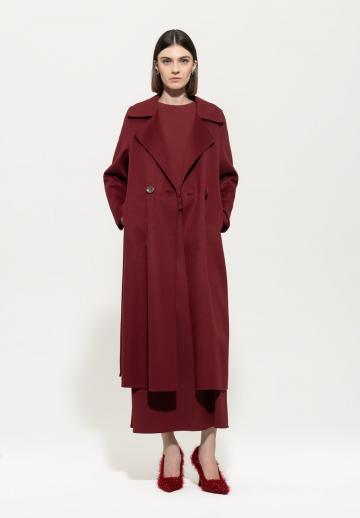 Шерстяное пальто