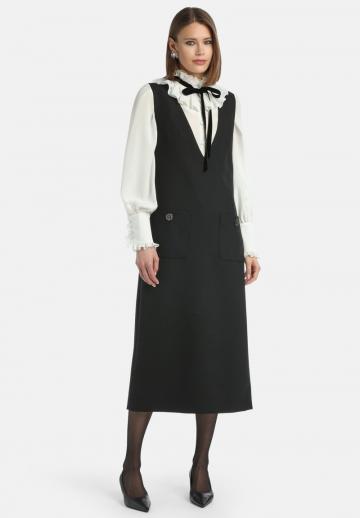 Вязаное платье