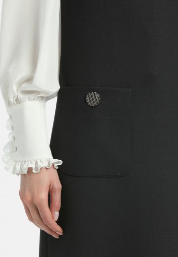 Вязаное платье