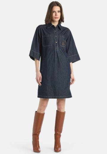 Джинсовое платье