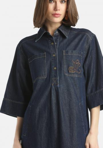 Джинсовое платье