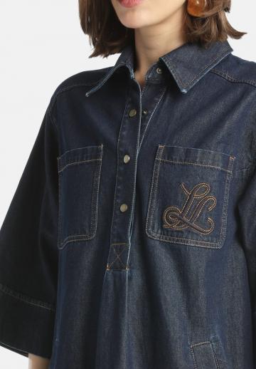 Джинсовое платье