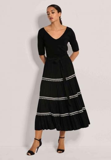 Юбка с воланами