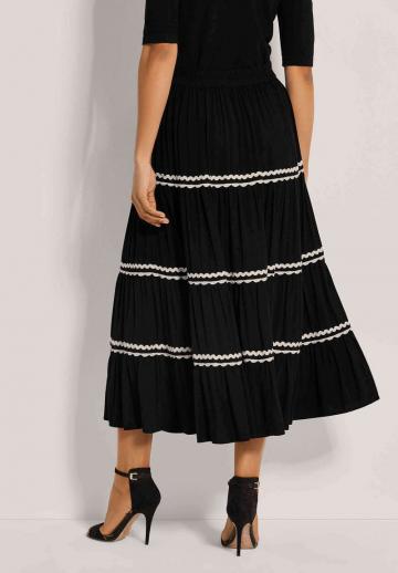 Юбка с воланами