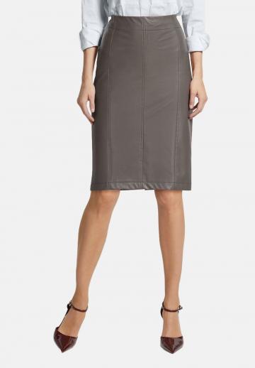 Кожаная юбка