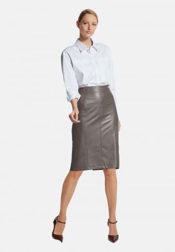 Кожаная юбка
