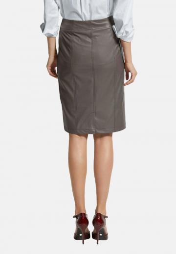 Кожаная юбка
