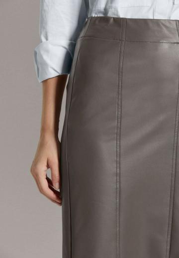 Кожаная юбка