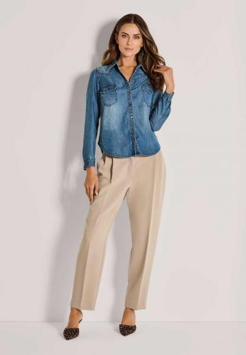 Джинсовая блузка