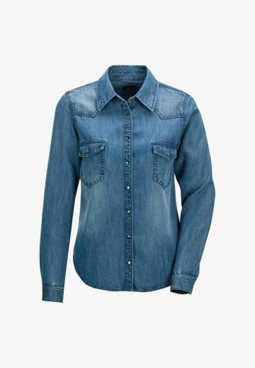 Джинсовая блузка