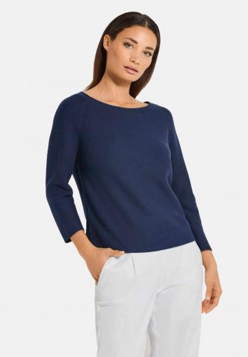 Пуловер с рукавом три четверти