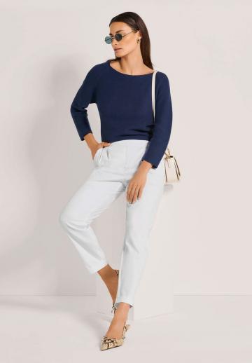 Пуловер с рукавом три четверти