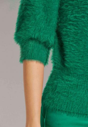 Пуловер с рукавом три четверти