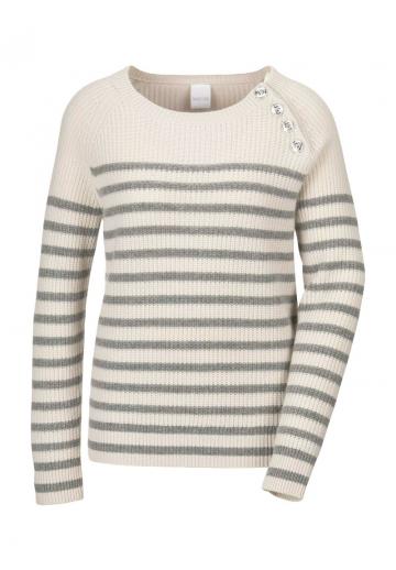 Пуловер в полоску
