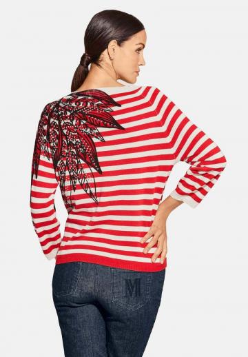 Пуловер с рукавом три четверти