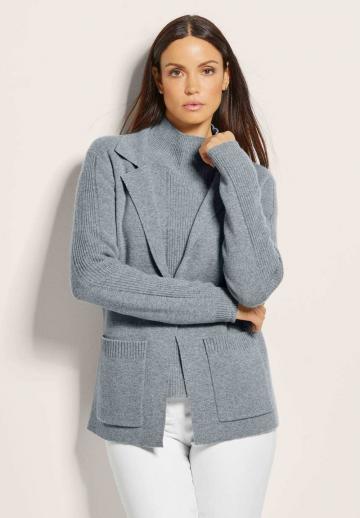 Длинный блейзер