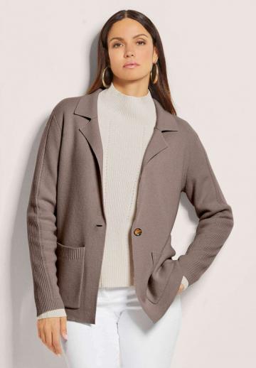 Длинный блейзер