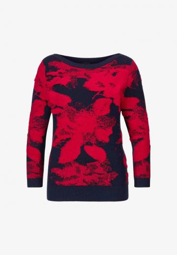 Пуловер с рукавом три четверти