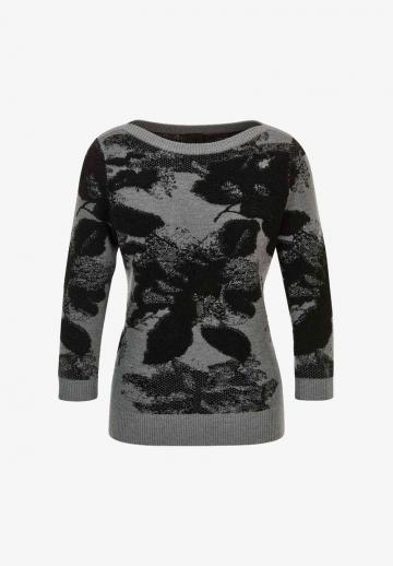 Пуловер с рукавом три четверти