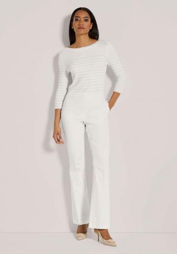 Пуловер с рукавом три четверти