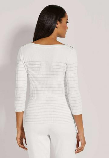 Пуловер с рукавом три четверти