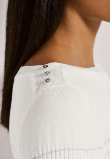 Пуловер с рукавом три четверти