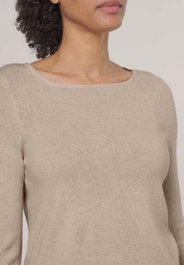 Пуловер с рукавом три четверти