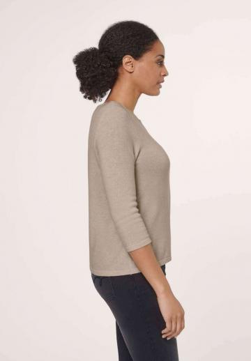 Пуловер с рукавом три четверти