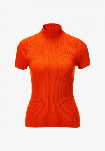 Пуловер с коротким рукавом