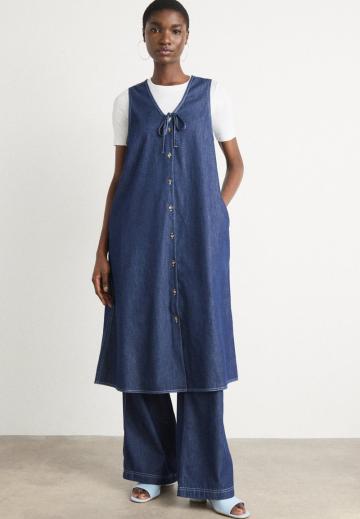 Джинсовое платье