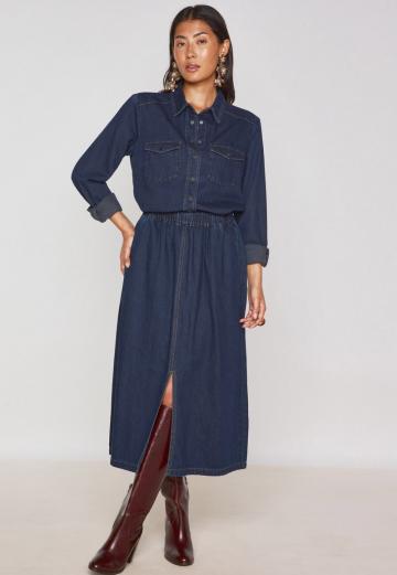 Джинсовая блузка