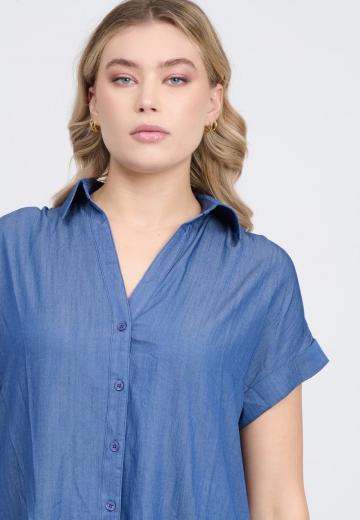 Джинсовая блузка