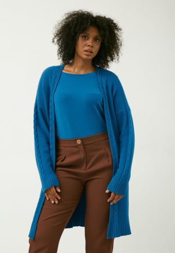 Длинный жилет