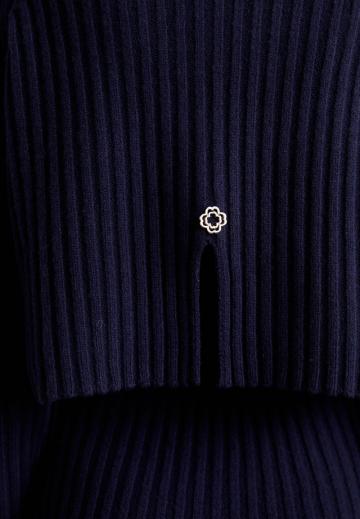 Вязаное платье