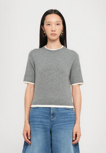 Пуловер с коротким рукавом