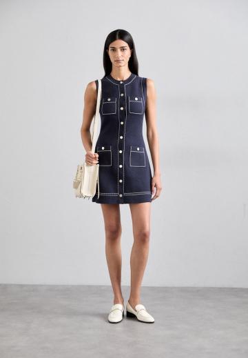 Вязаное платье