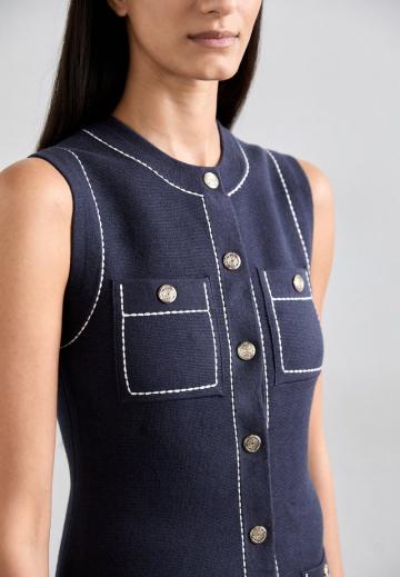 Вязаное платье